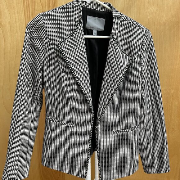 Classiques Entier black and white wool suit jacket - Picture 1 of 6